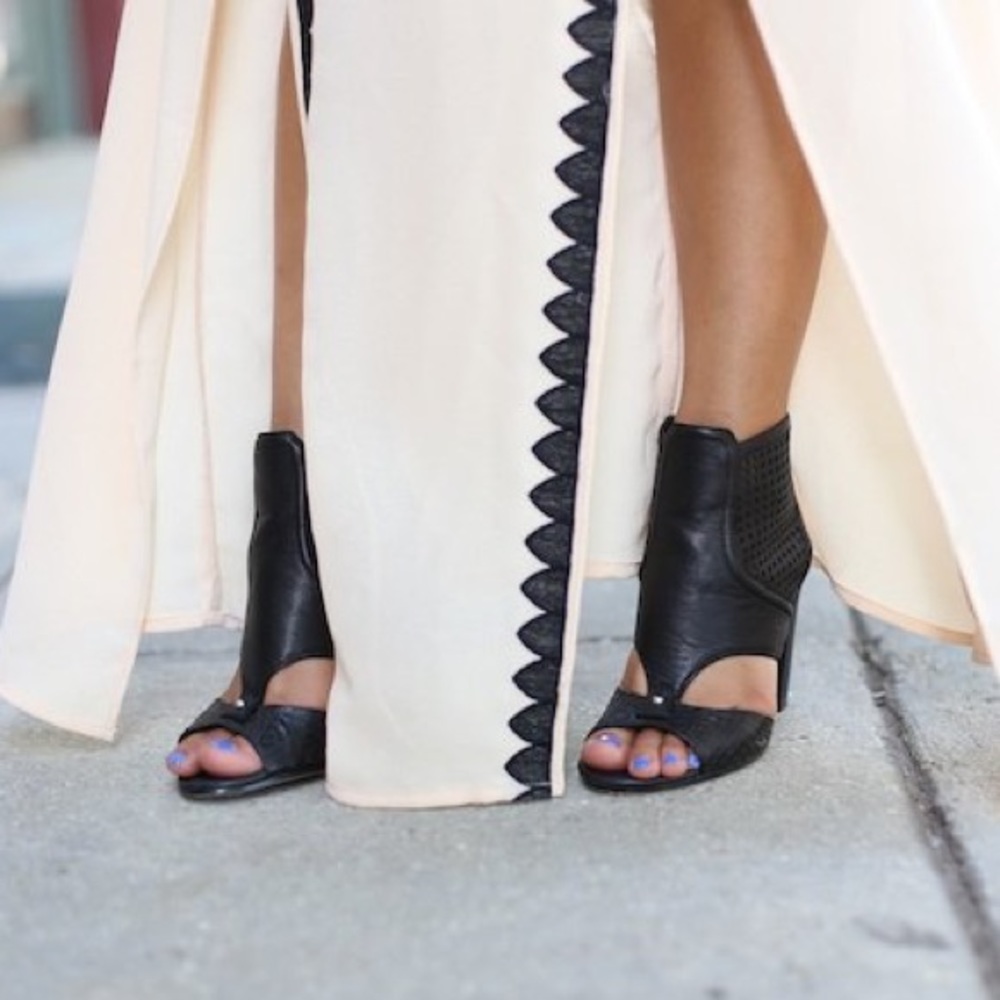 Dolce Vita “Nona” Perforated Leather Heels